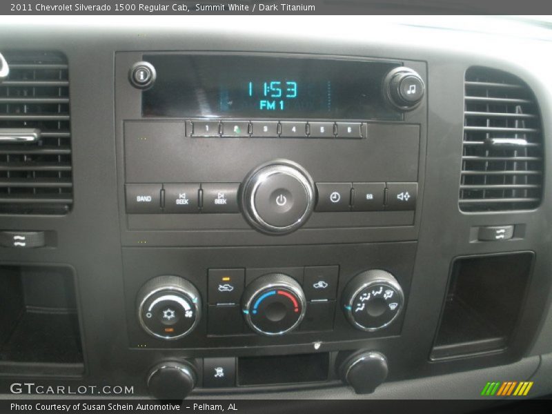 Summit White / Dark Titanium 2011 Chevrolet Silverado 1500 Regular Cab