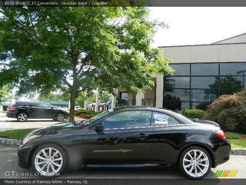 Obsidian Black / Graphite 2010 Infiniti G 37 Convertible