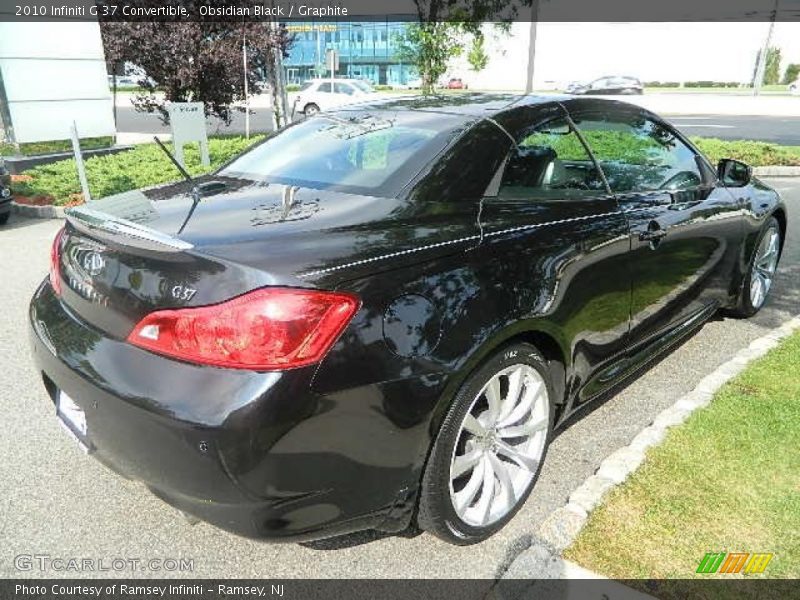 Obsidian Black / Graphite 2010 Infiniti G 37 Convertible