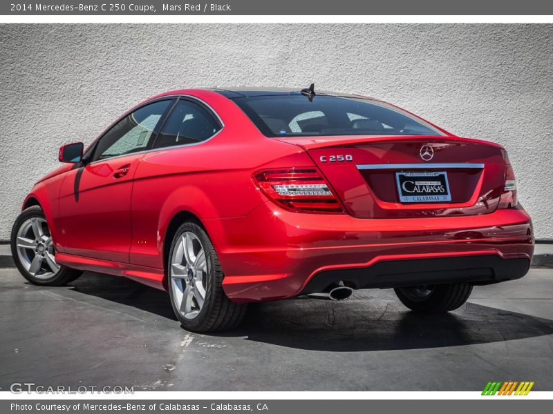 Mars Red / Black 2014 Mercedes-Benz C 250 Coupe