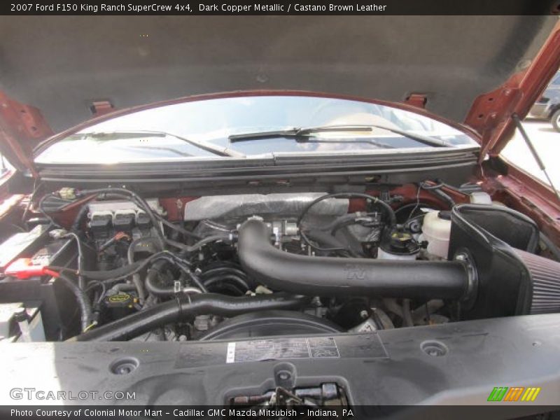Dark Copper Metallic / Castano Brown Leather 2007 Ford F150 King Ranch SuperCrew 4x4