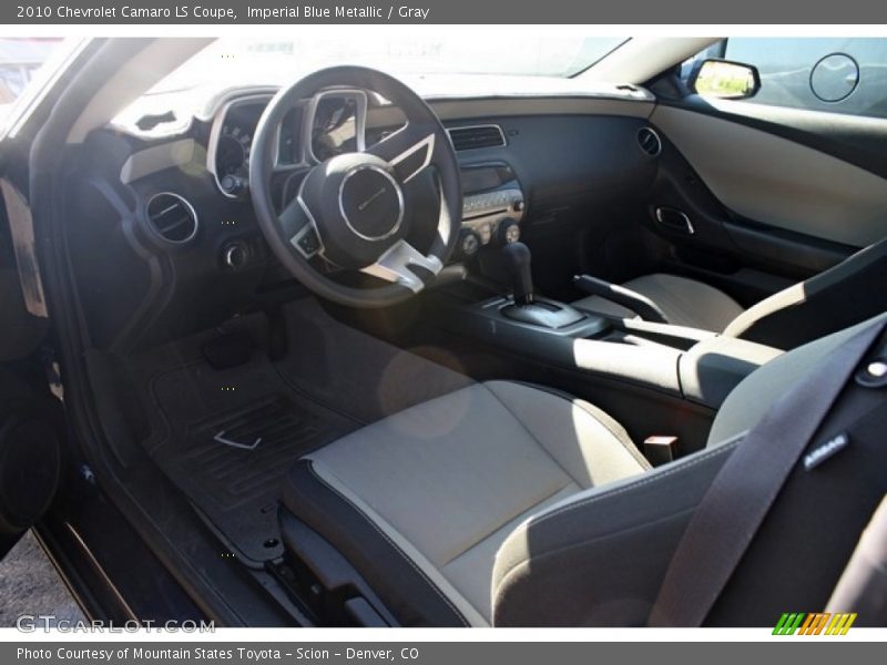 Imperial Blue Metallic / Gray 2010 Chevrolet Camaro LS Coupe
