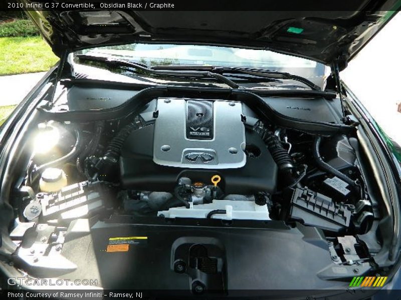 Obsidian Black / Graphite 2010 Infiniti G 37 Convertible