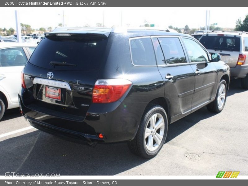 Black / Ash Gray 2008 Toyota Highlander Limited 4WD