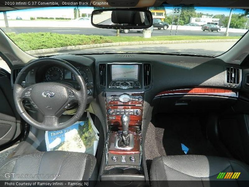 Obsidian Black / Graphite 2010 Infiniti G 37 Convertible