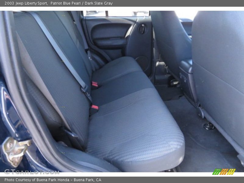 Patriot Blue Pearl / Dark Slate Gray 2003 Jeep Liberty Sport