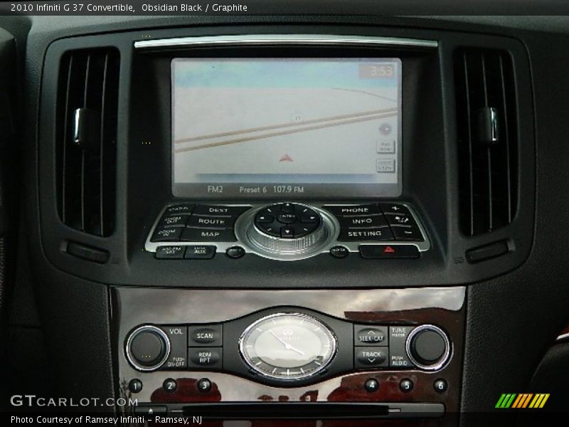 Obsidian Black / Graphite 2010 Infiniti G 37 Convertible