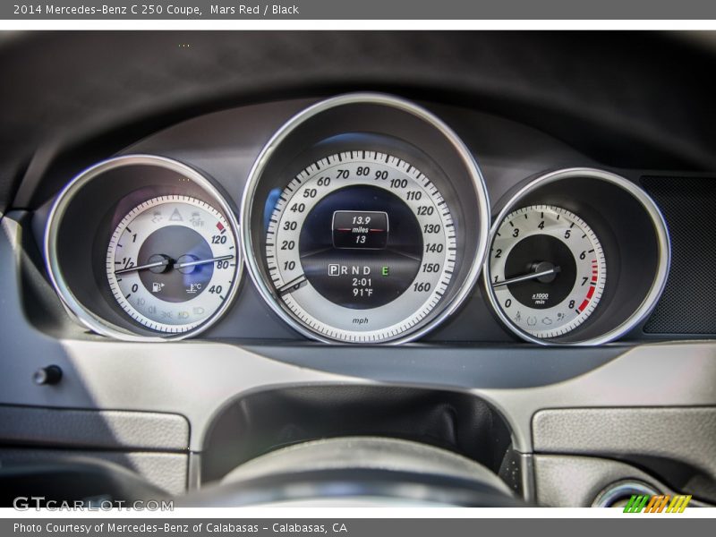 Mars Red / Black 2014 Mercedes-Benz C 250 Coupe