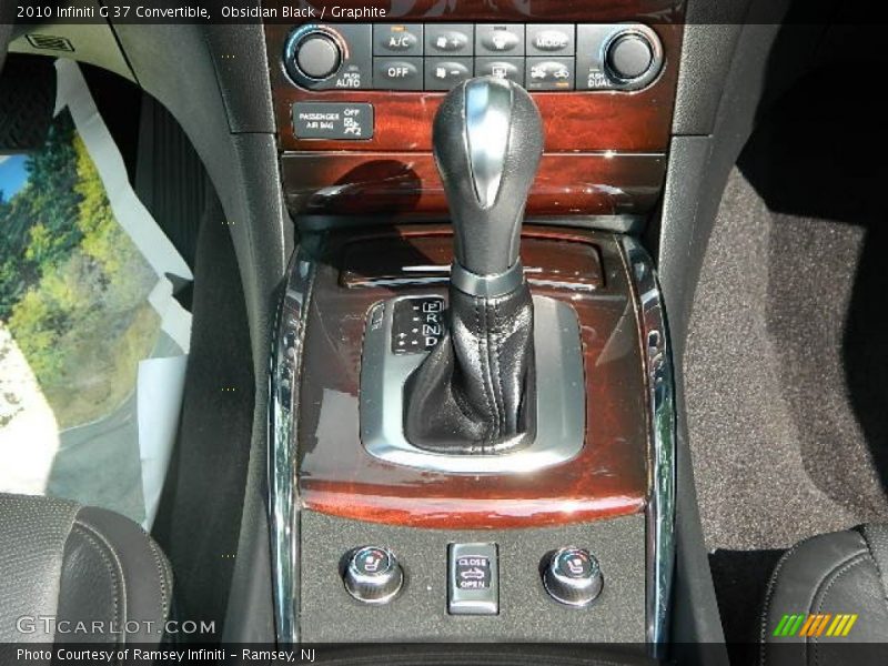 Obsidian Black / Graphite 2010 Infiniti G 37 Convertible