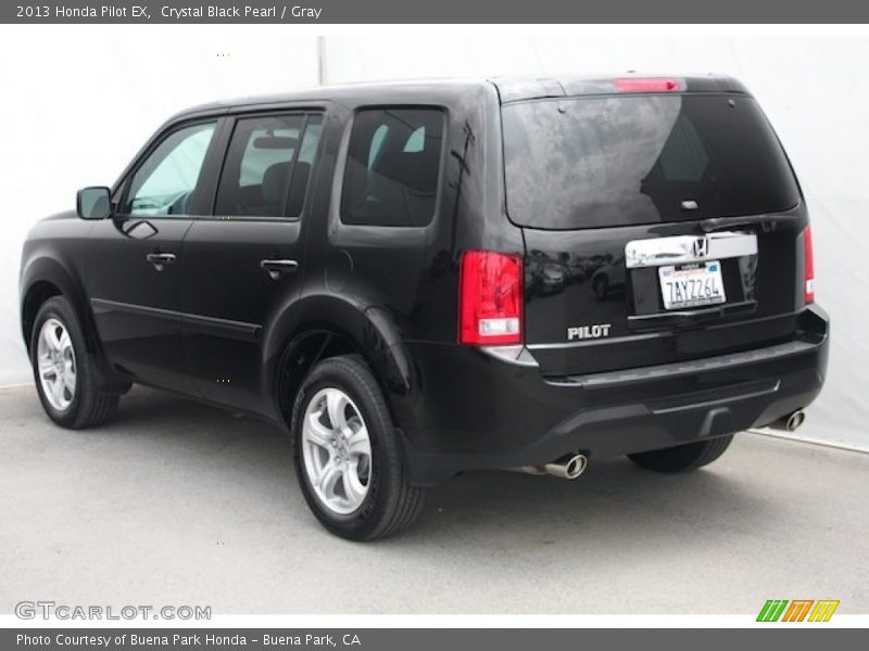 Crystal Black Pearl / Gray 2013 Honda Pilot EX
