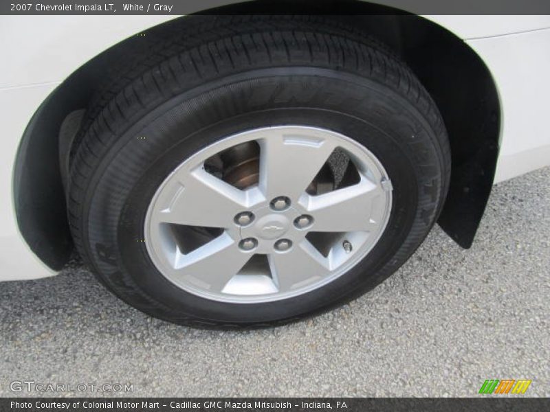 White / Gray 2007 Chevrolet Impala LT