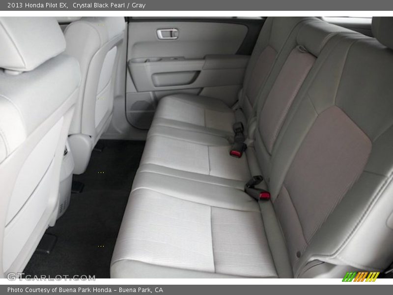 Crystal Black Pearl / Gray 2013 Honda Pilot EX