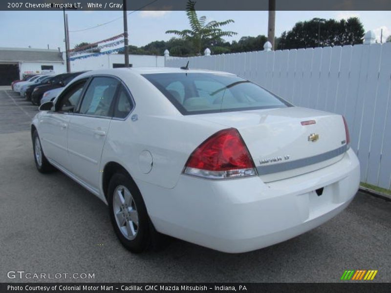 White / Gray 2007 Chevrolet Impala LT