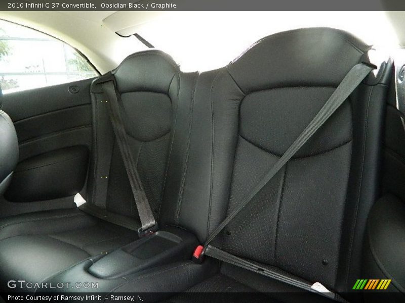 Obsidian Black / Graphite 2010 Infiniti G 37 Convertible