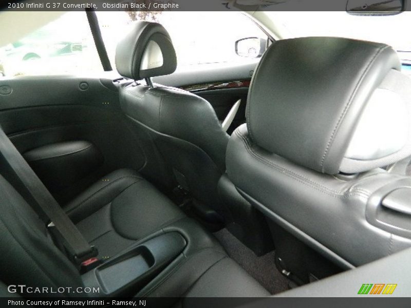 Obsidian Black / Graphite 2010 Infiniti G 37 Convertible