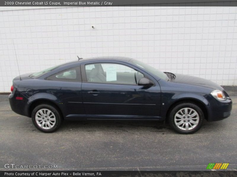 Imperial Blue Metallic / Gray 2009 Chevrolet Cobalt LS Coupe
