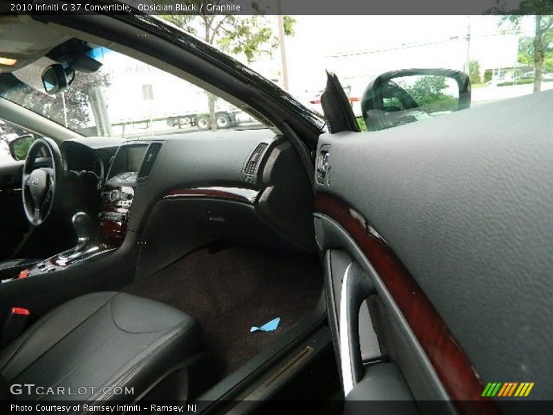 Obsidian Black / Graphite 2010 Infiniti G 37 Convertible