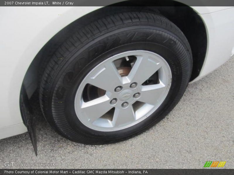 White / Gray 2007 Chevrolet Impala LT
