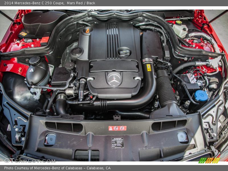 Mars Red / Black 2014 Mercedes-Benz C 250 Coupe