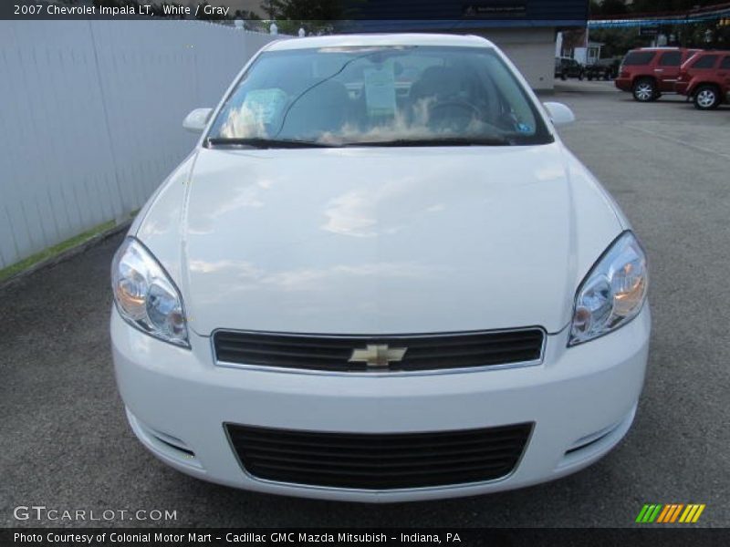 White / Gray 2007 Chevrolet Impala LT