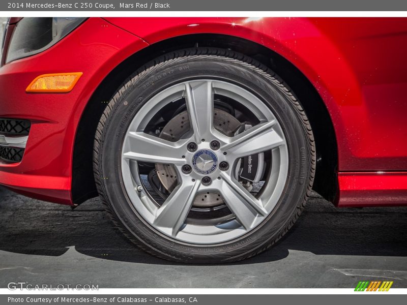 Mars Red / Black 2014 Mercedes-Benz C 250 Coupe