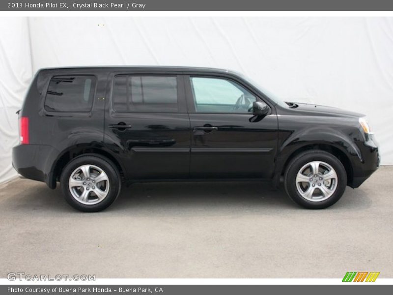 Crystal Black Pearl / Gray 2013 Honda Pilot EX