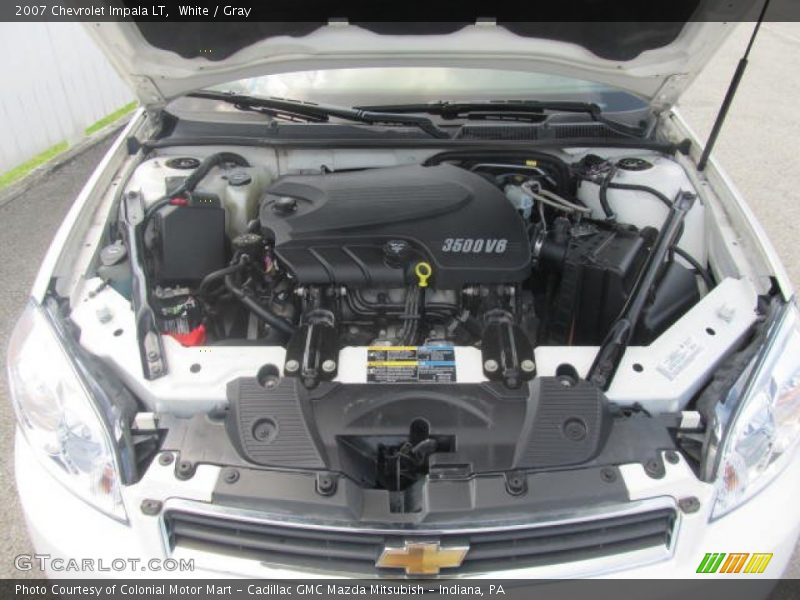White / Gray 2007 Chevrolet Impala LT