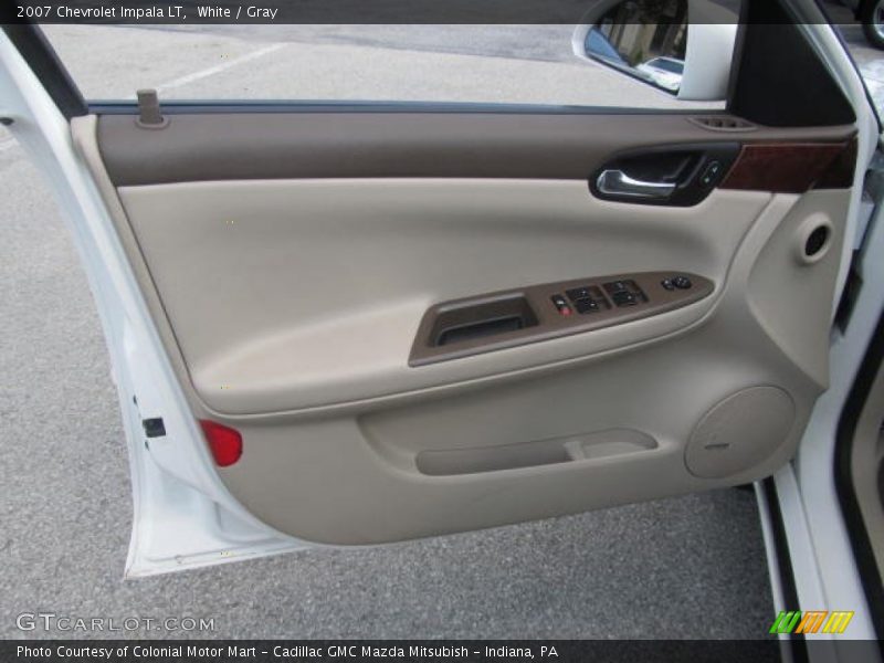 White / Gray 2007 Chevrolet Impala LT