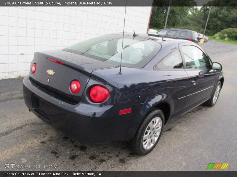 Imperial Blue Metallic / Gray 2009 Chevrolet Cobalt LS Coupe