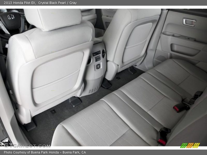 Crystal Black Pearl / Gray 2013 Honda Pilot EX