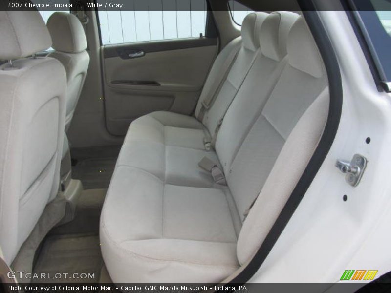 White / Gray 2007 Chevrolet Impala LT