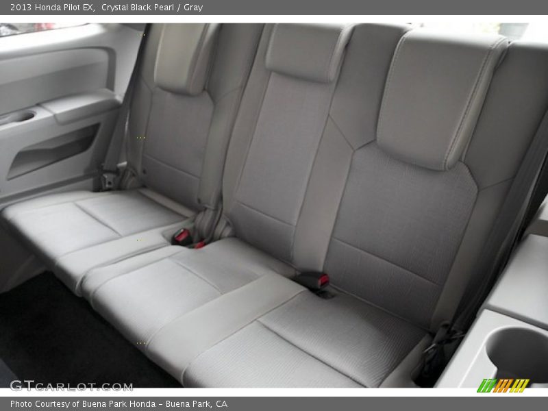 Crystal Black Pearl / Gray 2013 Honda Pilot EX