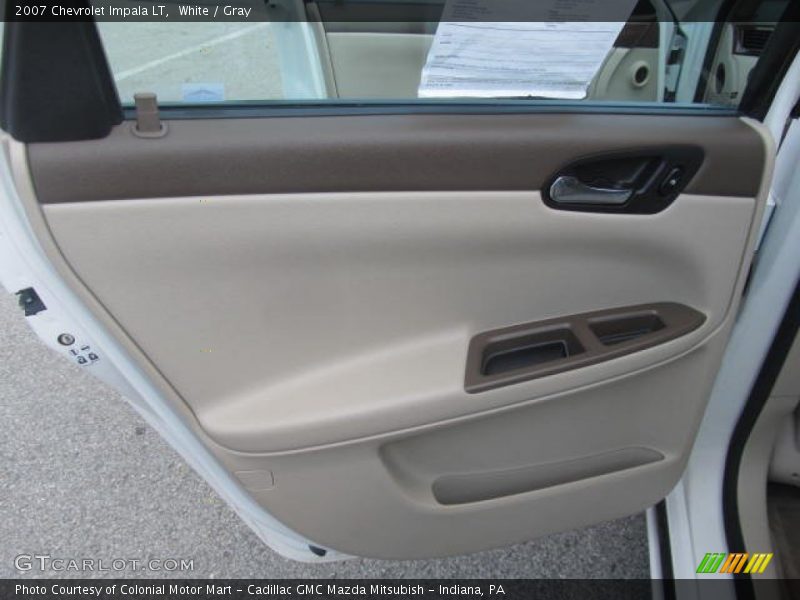 White / Gray 2007 Chevrolet Impala LT
