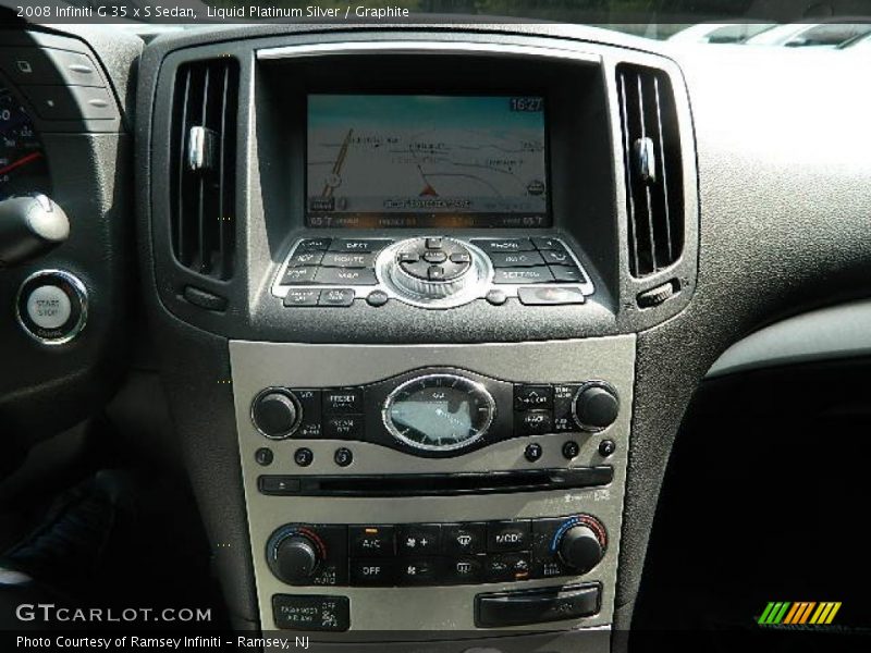 Liquid Platinum Silver / Graphite 2008 Infiniti G 35 x S Sedan