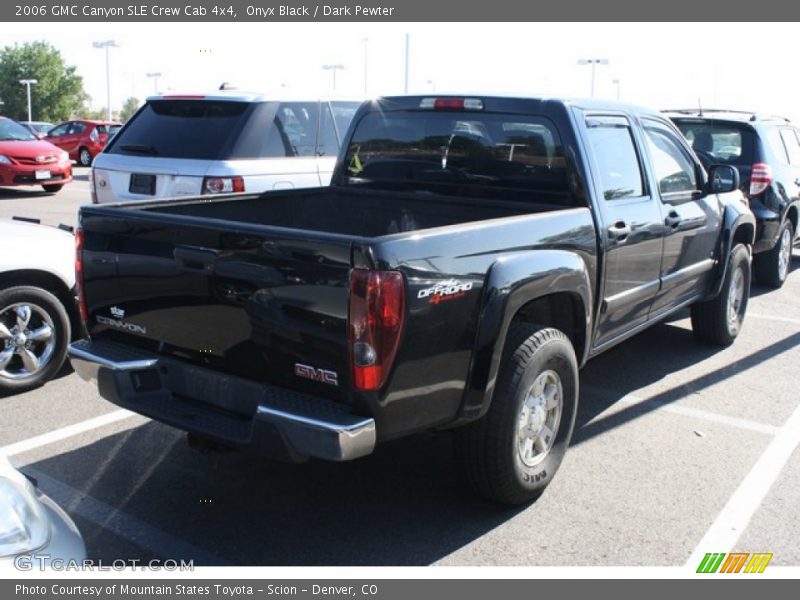 Onyx Black / Dark Pewter 2006 GMC Canyon SLE Crew Cab 4x4