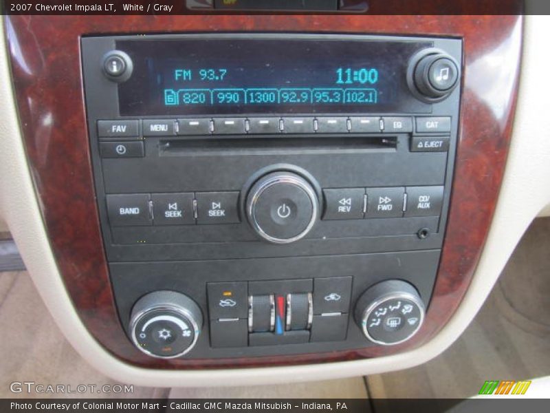 White / Gray 2007 Chevrolet Impala LT