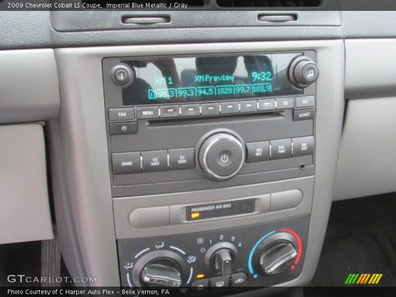Imperial Blue Metallic / Gray 2009 Chevrolet Cobalt LS Coupe