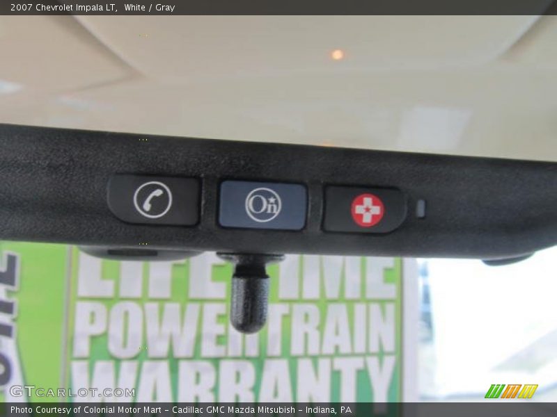 White / Gray 2007 Chevrolet Impala LT