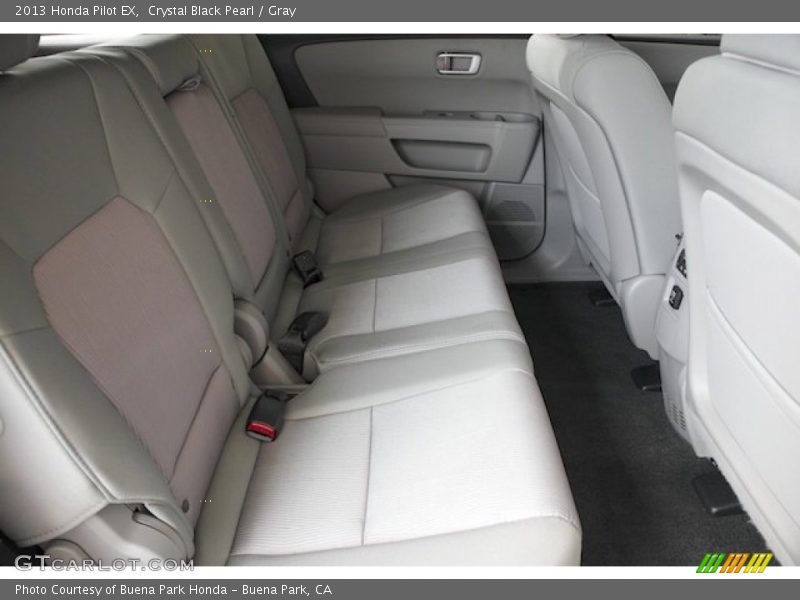 Crystal Black Pearl / Gray 2013 Honda Pilot EX