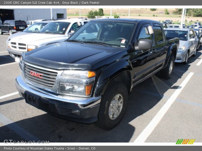 Onyx Black / Dark Pewter 2006 GMC Canyon SLE Crew Cab 4x4