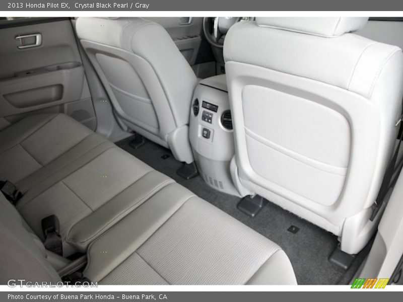 Crystal Black Pearl / Gray 2013 Honda Pilot EX