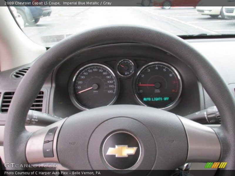 Imperial Blue Metallic / Gray 2009 Chevrolet Cobalt LS Coupe