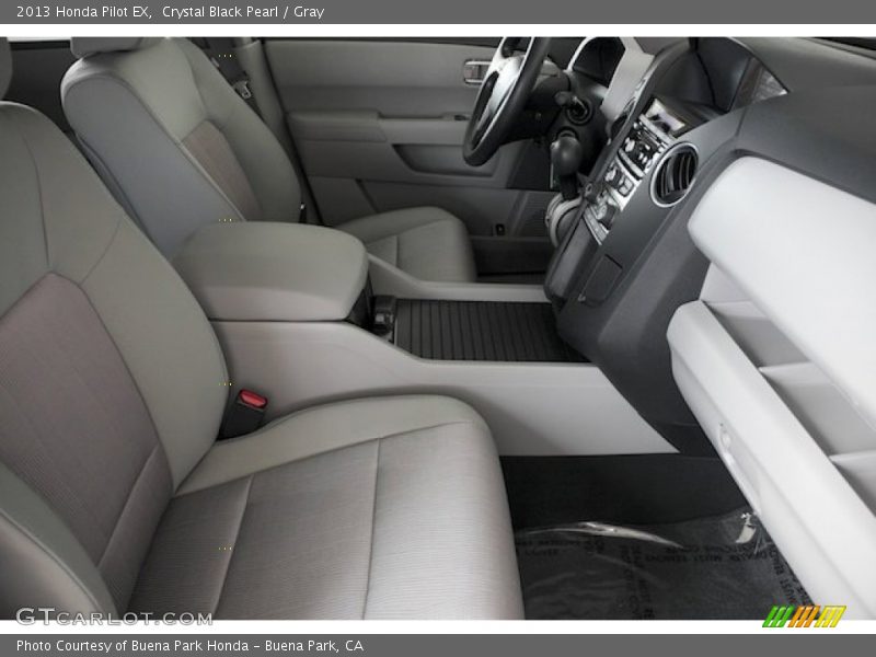 Crystal Black Pearl / Gray 2013 Honda Pilot EX