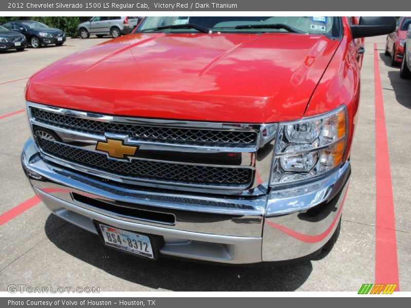 Victory Red / Dark Titanium 2012 Chevrolet Silverado 1500 LS Regular Cab