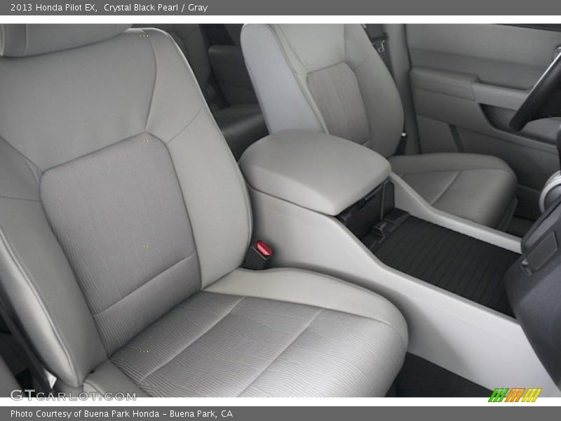 Crystal Black Pearl / Gray 2013 Honda Pilot EX