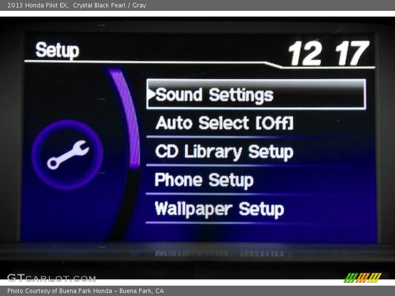 Crystal Black Pearl / Gray 2013 Honda Pilot EX
