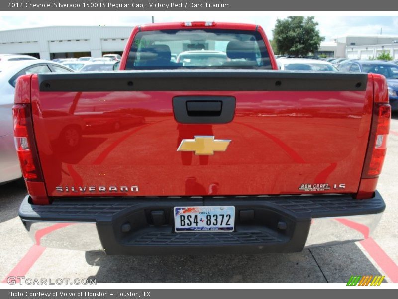 Victory Red / Dark Titanium 2012 Chevrolet Silverado 1500 LS Regular Cab