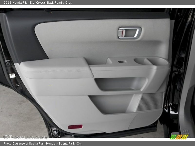 Crystal Black Pearl / Gray 2013 Honda Pilot EX