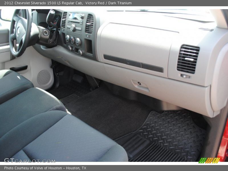 Victory Red / Dark Titanium 2012 Chevrolet Silverado 1500 LS Regular Cab