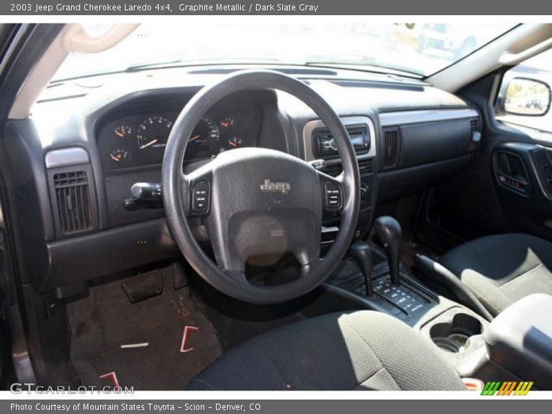 Graphite Metallic / Dark Slate Gray 2003 Jeep Grand Cherokee Laredo 4x4